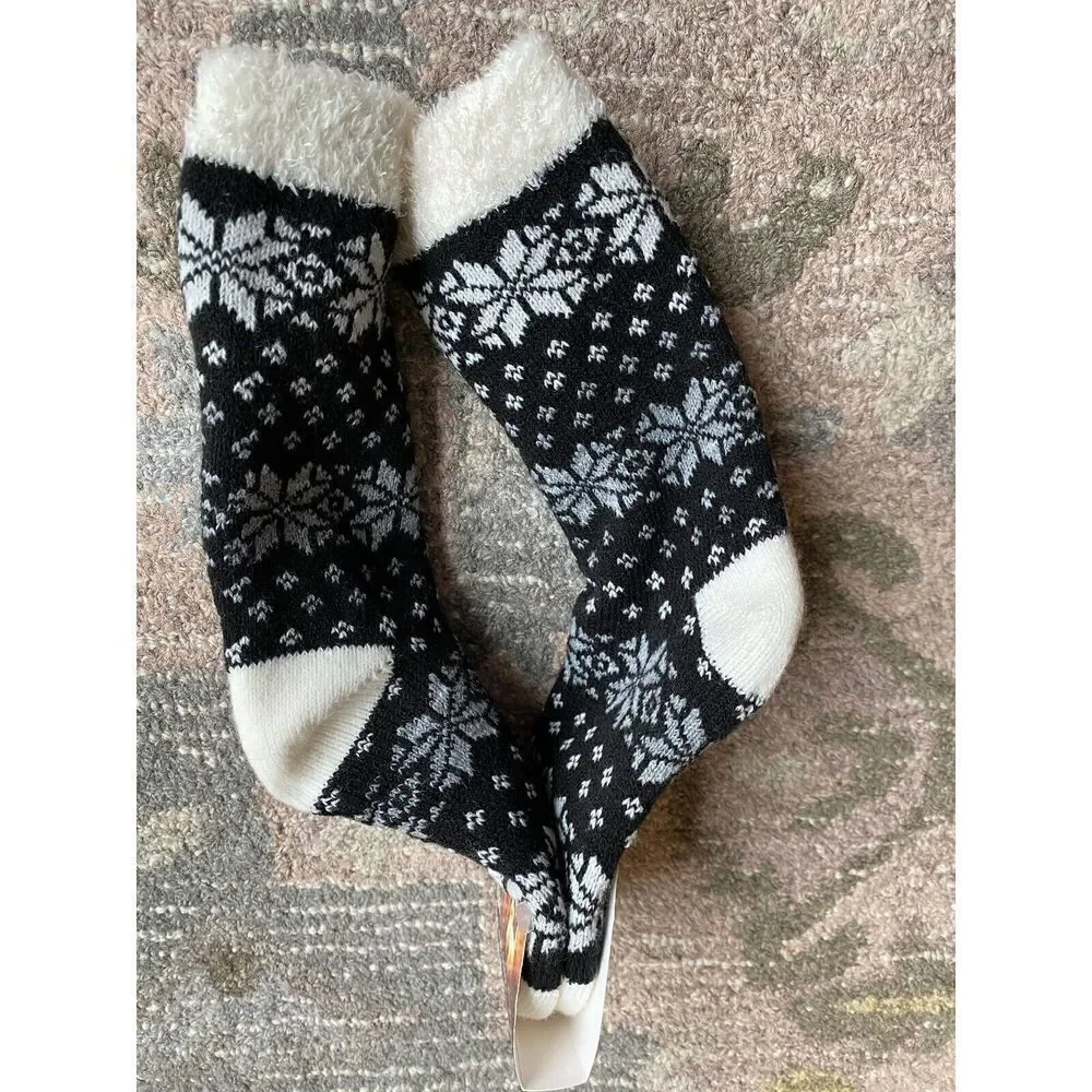 Yuletide Log Festive Cozy Crew Socks